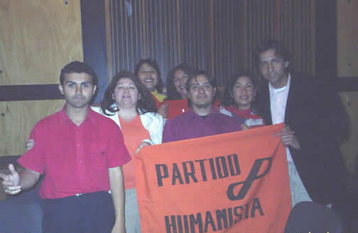Integrantes del Partido Humanista en chillan